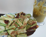 Foto del paso 2 de la receta: Rollitos de conejo rellenos de puré de guisantes y mango
