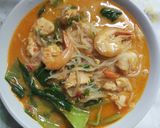 Foto langkah ke 5 dari resep Kari Bihun pedas.