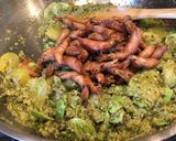 Foto langkah ke 2 dari resep Cumi Asin Sambel Ijo pete 🦑.