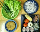 Hình bước làm 1 của món Bánh canh cá sứa Nha Trang (bột gạo)