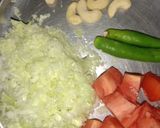 A picture of step 2 of Kaju currey (Jain).