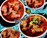 A picture of step 1 of Laal maas.