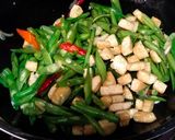 Foto langkah ke 3 dari resep Buncis Tumis Tahu..