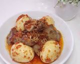 Foto langkah ke 3 dari resep Balado hati ayam telur.