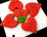 A picture of step 11 of Valentine cookies.
