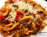 Foto do passo 6 de Espaguete de pupunha com atum | LOW CARB