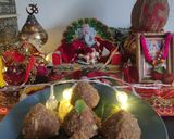 A picture of step 7 of Churma Modak 😋.