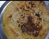 A picture of step 5 of Besan chilla.