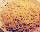 A picture of step 18 of Spaghetti with Shrimp and Scallops in Garlic Butter Sauce.