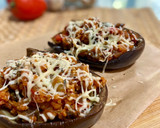 Foto del paso 7 de la receta: Berenjenas rellenas de quinoa y verduritas