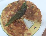 Foto del paso 1 de la receta Tortilla de patatas rellena de pimientos fritos