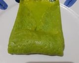 Foto langkah ke 5 dari resep Dadar Gulung (green pancake roll stuff with grated coconut) 😅.
