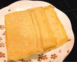 Hình bước làm 1 của món Bì đậu hũ ngũ vị