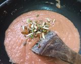 A picture of step 3 of Pink Mawa Burfi.