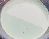 Hình bước làm 4 của món Vào bếp cùng con: Pudding rung rinh (thạch sữa trà xanh)