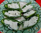 รูปขั้นตอนการทำที่ 3 ของ พริกฮาลาปินโน่ยัดไส้ (Jalapeno Poppers with Steak)