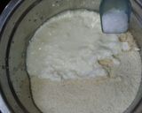 A picture of step 2 of Instant Bread idli.
