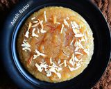 A picture of step 4 of Suji ka halwa.