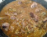 A picture of step 14 of Rabbit Paella.