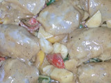 صينية شيش طاووق بالبطاطس