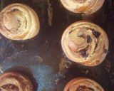 A picture of step 12 of Cinnamon Rolls 🤩.