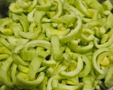A picture of step 1 of Pointed Gourd and Peas Sabji.