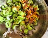 A picture of step 6 of Snake gourd ki sabji.