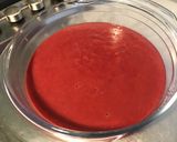 Une image de l'étape 8 de Compote de pêches de vigne et pêches jaunes à la crème de cassis.