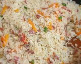 A picture of step 2 of Chinese Rice.