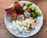 Baconba tekert csirkemell recept fázis 5 fotója