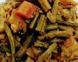 ফ্রেঞ্চ বিন্স পাঁচমিশালী সব্জী(french been sabji recipe in bengali রেসিপি ধাপ - 4 ছবি