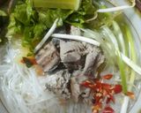 Hình bước làm 4 của món Bún cá dầm (made by tui) :)