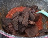 Foto langkah ke 6 dari resep Balado Daging Sapi.