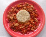 Csípős csirke rizzsel, zöldségekkel recept fázis 6 fotója