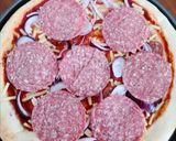 A picture of step 2 of My Delicious Homemade Pizza Pepperoni 😋🧀🍕.