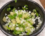 A picture of step 3 of Pineapple Salsa Pork Tacos.