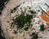 A picture of step 4 of Creamy salmon tagliatelle.