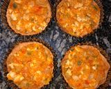 Foto del paso 5 de la receta: Mini tartitas de pollo, calabaza y vegetales♥️