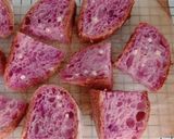 Foto langkah ke 22 dari resep Ubi Ungu Cheddar Sourdough Bread.