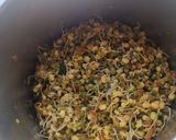 A picture of step 3 of Sprout Mung Masala.