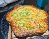A picture of step 6 of Crustless Quiche with Asparagus.