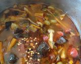 Padlizsános - paradicsomos - babos egytálétel/ leves recept fázis 3 fotója