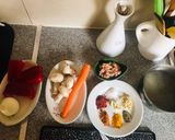 Foto del paso 1 de la receta: Briwat rellenas con verduras y atún🥟🥠