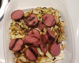 Quick cabbage & Kielbasa