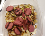 A picture of step 2 of Quick cabbage & Kielbasa.