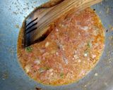 A picture of step 2 of 3 spice Daal Chana.