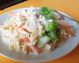 Foto del paso 4 de la receta: Fusilli en salsa bechamel