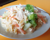 Foto del paso 4 de la receta: Fusilli en salsa bechamel