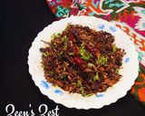 A picture of step 4 of Banana Flower Fry.