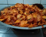 Foto langkah ke 7 dari resep Klengkam/ keripik kentang pedas manis.